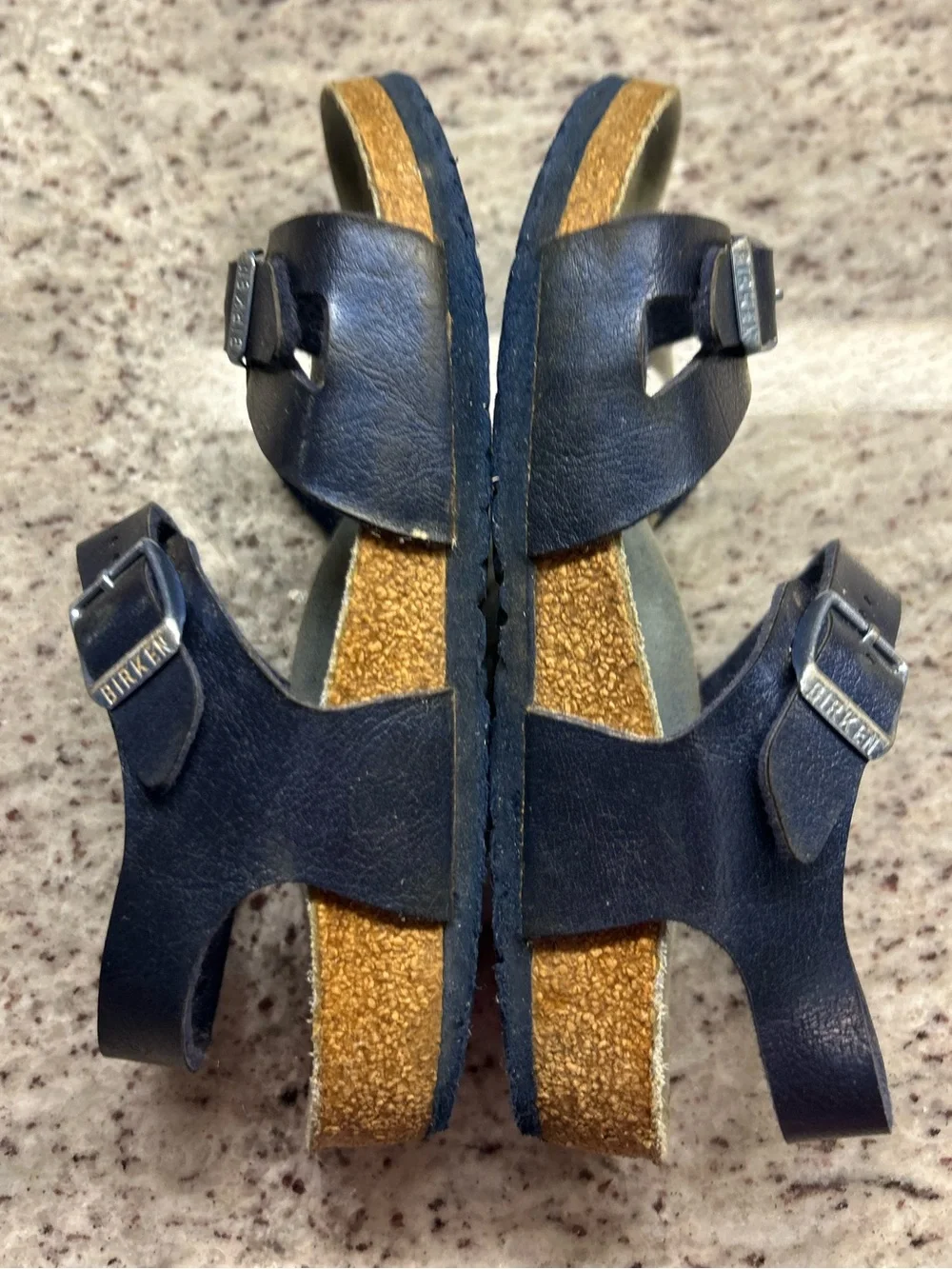Birkenstock Kids Navy Blue Buckle Sandals size 13(31)